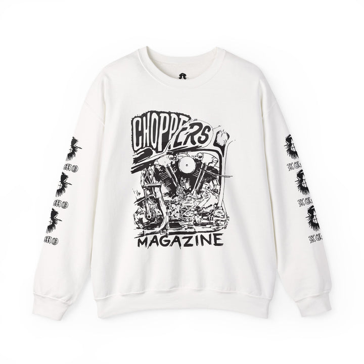 Chopper Mag Knuckle Crewneck Sweatshirt