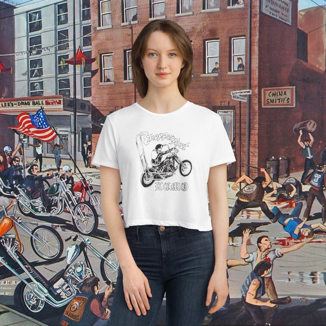 Women's Chopper Fest Cropped Tee