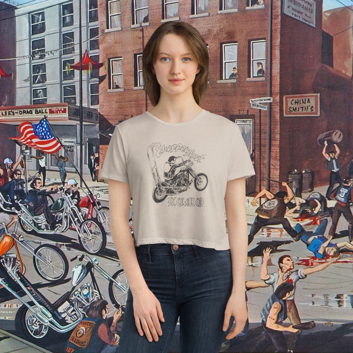 Women's Chopper Fest Cropped Tee