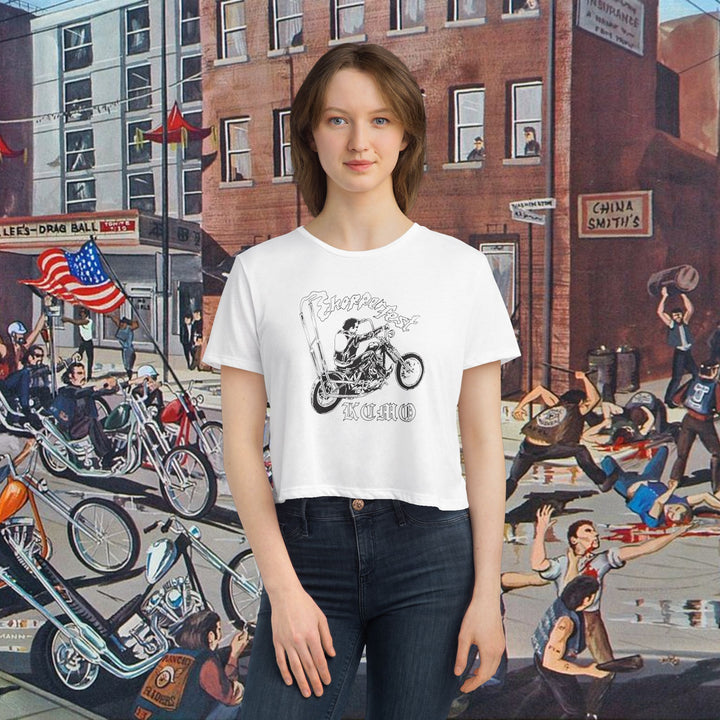 Women's Chopper Fest Cropped Tee