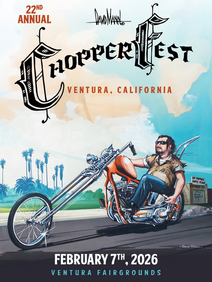 22nd Annual David Mann Chopper Fest Ventura
